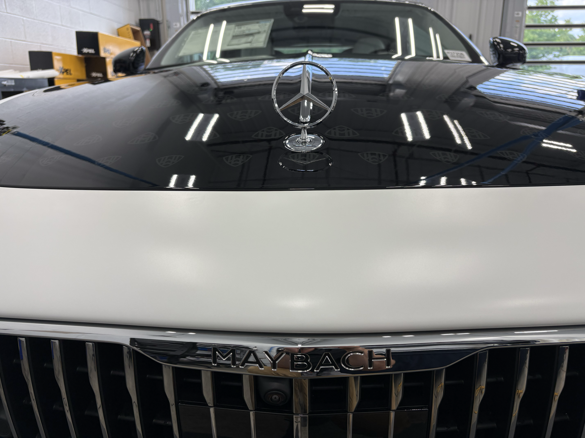 XPEL ceramic coating applied to sports car near Atlanta GA