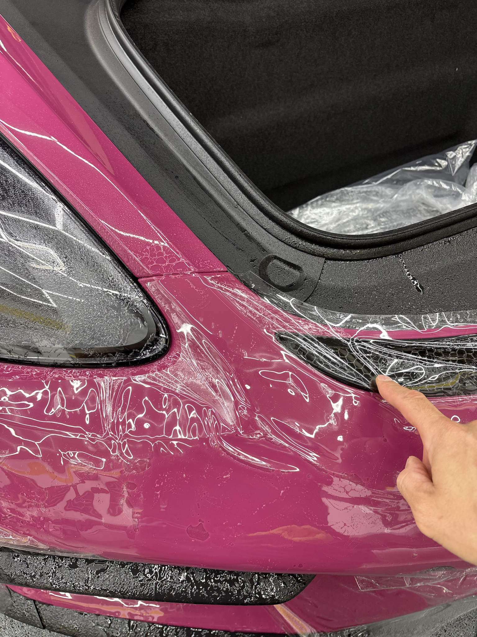 Ceramic coating protection on premium vehicle exterior Atlanta GA